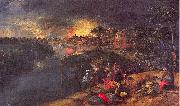 Mossa, Gustave Adolphe, Scene of War and Fire
